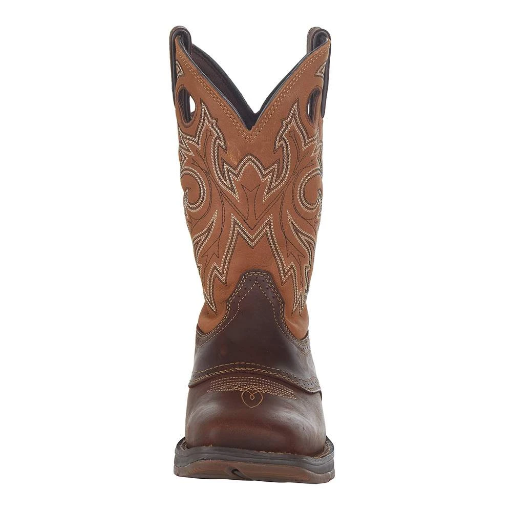 Durango Boots Men`s Rebel Brown 11` Tan Saddle Top Soft Toe 2 Durango Boots Men`s Rebel Brown 11` Tan Saddle Top Soft Toe - Image 2