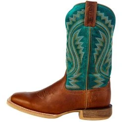 Durango Boots Men`s Durango Rebel Pro Sunseat Wheat 12` Tuscon Teal Top Square Toe -Ariat Sales Store DDB0293 3