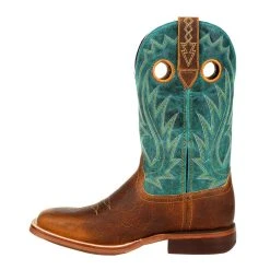Durango Boots Men`s Golden Brown 12` Turquoise Top Cowboy Boot -Ariat Sales Store DDB0308 3