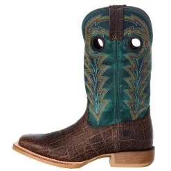 Durango Boots Men's Rebel Pro Safari Elephant 12in. Tidal Teal Top Square Toe Boot 8 Durango Boots Men's Rebel Pro Safari Elephant 12in. Tidal Teal Top Square Toe Boot -Ariat Sales Store DDB0335 3