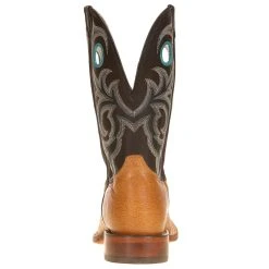 Tony Lama Men's Antique Saddle Smooth Ostrich 11in. Black Top Cowboy Boot 8 Tony Lama Men's Antique Saddle Smooth Ostrich 11in. Black Top Cowboy Boot -Ariat Sales Store E1465 3