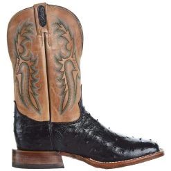 Tony Lama Men`s Black Full Quill 11in. Beige Top Boot 9 Tony Lama Men`s Black Full Quill 11in. Beige Top Boot -Ariat Sales Store EP6094 05