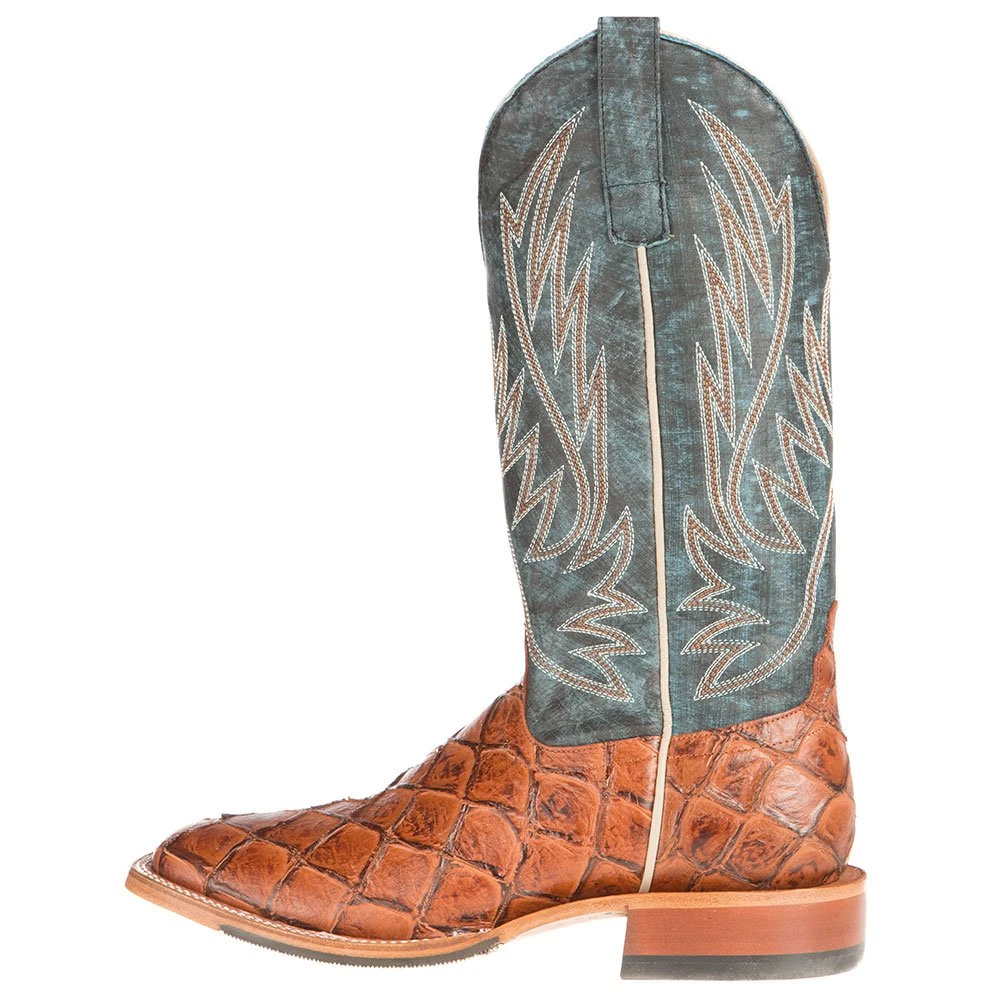 Horsepower Boots Mens Cognac Filet Of Fish Seas The Day Top Cowboy Boots 3 Horsepower Boots Mens Cognac Filet Of Fish Seas The Day Top Cowboy Boots - Image 3