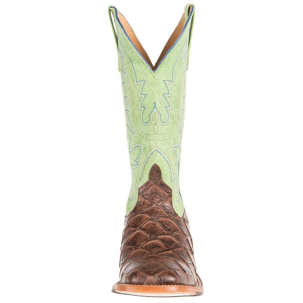 Horsepower Men's Choc Filet Fo Fish Green Sensation Cowboy Boots 2 Horsepower Men's Choc Filet Fo Fish Green Sensation Cowboy Boots - Image 2