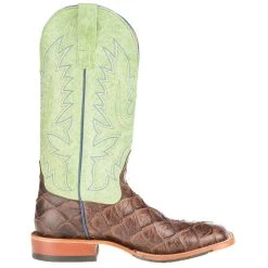 Horsepower Men's Choc Filet Fo Fish Green Sensation Cowboy Boots 9 Horsepower Men's Choc Filet Fo Fish Green Sensation Cowboy Boots -Ariat Sales Store HP1824 4