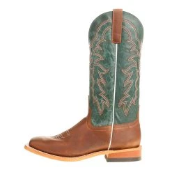 HorsePower Boots Men's Horse Power Sugared Honey 13in. Turquoise Vail Top Square Toe Cowboy Boot 7 HorsePower Boots Men's Horse Power Sugared Honey 13in. Turquoise Vail Top Square Toe Cowboy Boot -Ariat Sales Store HP1837 2