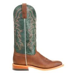 HorsePower Boots Men's Horse Power Sugared Honey 13in. Turquoise Vail Top Square Toe Cowboy Boot 9 HorsePower Boots Men's Horse Power Sugared Honey 13in. Turquoise Vail Top Square Toe Cowboy Boot -Ariat Sales Store HP1837 4