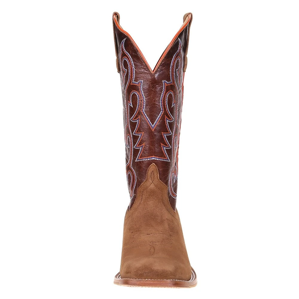 Horsepower Men's Camel Growler Roughout 13in. Chocolate Crush Top Boot 3 Horsepower Men's Camel Growler Roughout 13in. Chocolate Crush Top Boot - Image 3