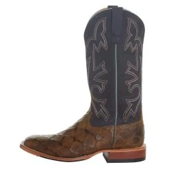 Horsepower Men`s Honey Filet Fo Fish Print 13in. Black Maverick Top Square Toe Boot -Ariat Sales Store HP1865 3