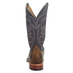 Horsepower Men`s Honey Filet Fo Fish Print 13in. Black Maverick Top Square Toe Boot -Ariat Sales Store HP1865 4