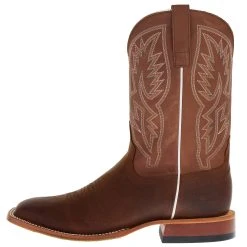 Horsepower Men`s Distressed Bison 10in. Tan Maverick Top Cowboy Boot -Ariat Sales Store HP1877 031