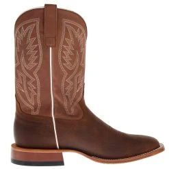 Horsepower Men`s Distressed Bison 10in. Tan Maverick Top Cowboy Boot -Ariat Sales Store HP1877 051
