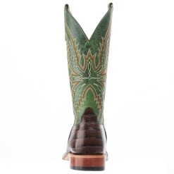Horsepower Men's Chocolate Caiman Print Cowboy Boot -Ariat Sales Store HP1880 04