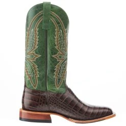 Horsepower Men's Chocolate Caiman Print Cowboy Boot -Ariat Sales Store HP1880 05