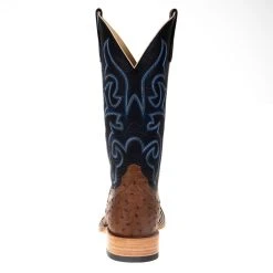 Horsepower Men's Oryx Full Quill Ostrich 13in. Black Top Square Toe Boots 8 Horsepower Men's Oryx Full Quill Ostrich 13in. Black Top Square Toe Boots -Ariat Sales Store HP8017 3