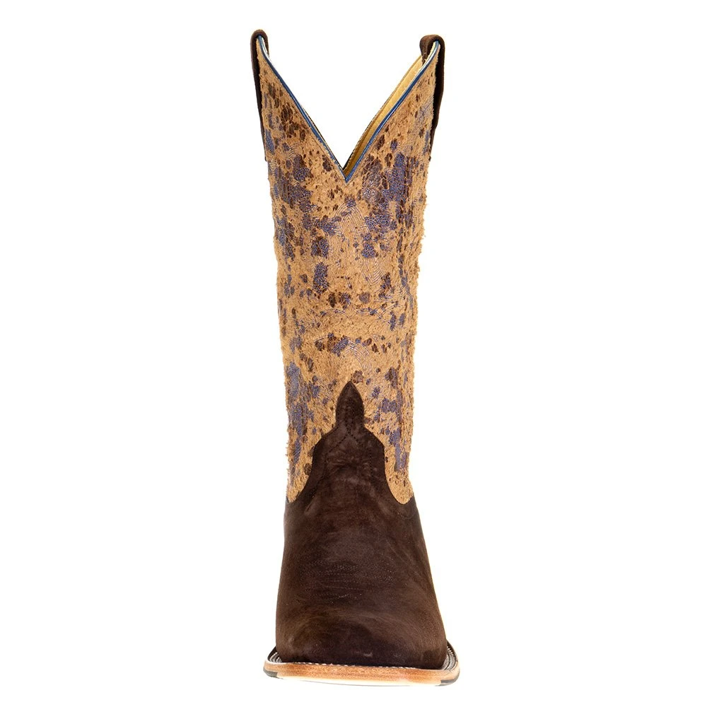 Horsepower Men's Horsepower Coffee Roughout 13in. Bacon Top Square Toe Boot 2 Horsepower Men's Horsepower Coffee Roughout 13in. Bacon Top Square Toe Boot - Image 2