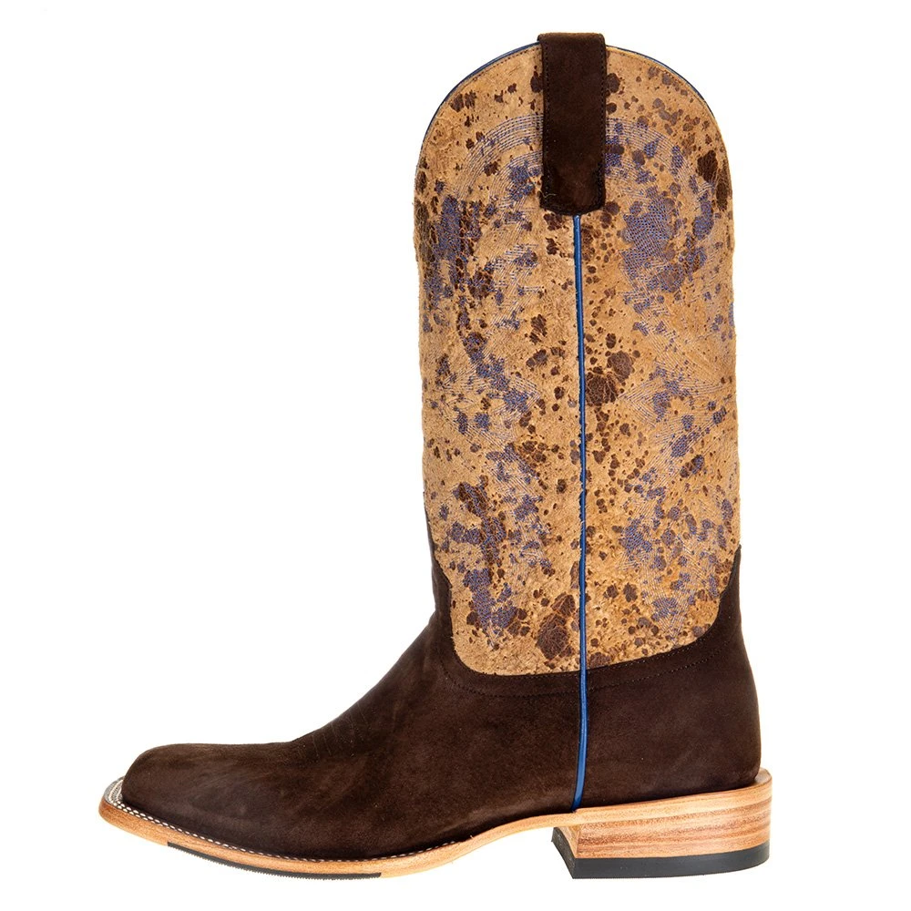 Horsepower Men's Horsepower Coffee Roughout 13in. Bacon Top Square Toe Boot 3 Horsepower Men's Horsepower Coffee Roughout 13in. Bacon Top Square Toe Boot - Image 3