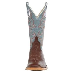 Horsepower Boots Men`s Top Hand Coach Shrunken Shoulder 13` Grey Sinsation Top Boot -Ariat Sales Store HP8057 2