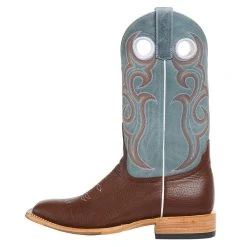 Horsepower Boots Men`s Top Hand Coach Shrunken Shoulder 13` Grey Sinsation Top Boot -Ariat Sales Store HP8057 3