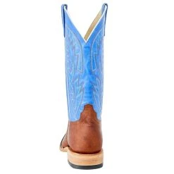 Horsepower Men`s Top Hand Red Tan Goat 13` Blue Top Boot -Ariat Sales Store HP8061 4