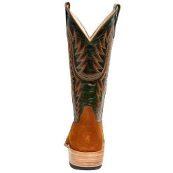 Horsepower Men's Top Hand Camel Suede Roughout 13in. Emerald Green Top Boot -Ariat Sales Store HP9500 4