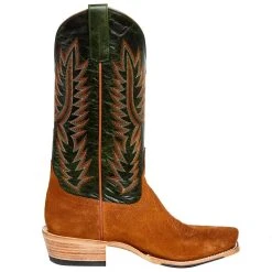 Horsepower Men's Top Hand Camel Suede Roughout 13in. Emerald Green Top Boot -Ariat Sales Store HP9500 5
