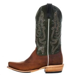 Horsepower Men`s Top Hand Volcano Cognac Roughout 13` Turquoise SInsation Top -Ariat Sales Store HP9504 3