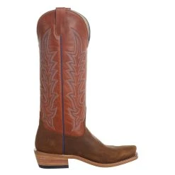 Horsepower Men`s Top Hand Snuff Waxy Commander 16in. Bucky Tangerine Top -Ariat Sales Store HP9509 5