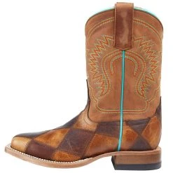 Horsepower Boots Kid's Crazy Train Patchwork Cowboy Boots -Ariat Sales Store HPK1053 3