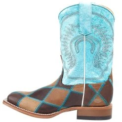 Horsepower Boots Kid's Insane In The Membrane Patchwork Cowboy Boots -Ariat Sales Store HPK1055 3