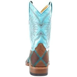 Horsepower Boots Kid's Insane In The Membrane Patchwork Cowboy Boots -Ariat Sales Store HPK1055 4