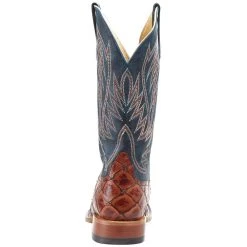 Horsepower Boots Kid's Cognac Filet Of Fish Seas Turquoise Top Cowboy Boots -Ariat Sales Store HPK1823 41
