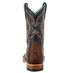Horsepower Kids Chocolate Distressed Bison Cowboy Boot -Ariat Sales Store HPK1854 4
