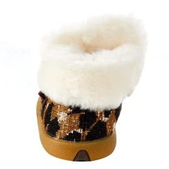 Twisted X Infant Leopard Print Sherpa Lined Driving Moc -Ariat Sales Store ICA0025 4