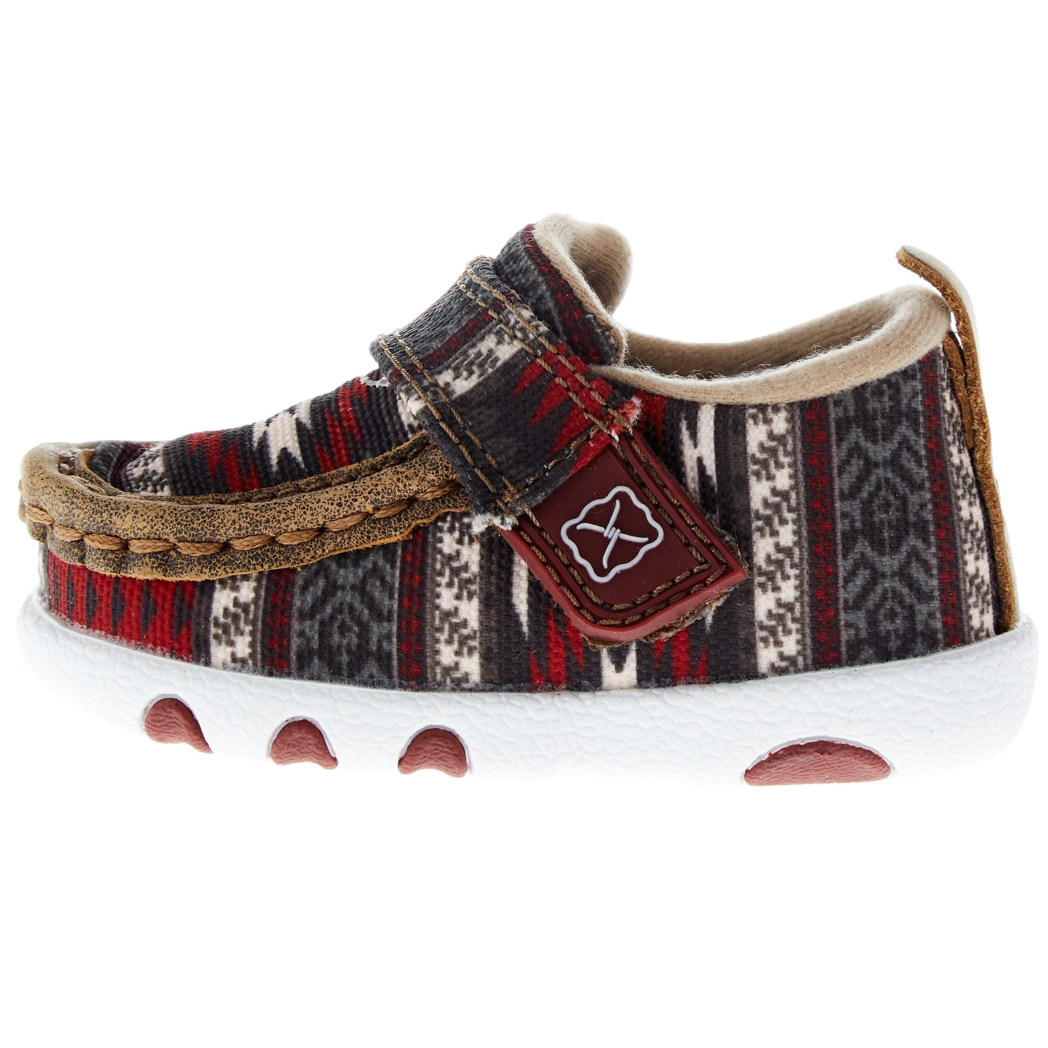 Twisted X Hooey Red Aztec Driving Moc 3 Twisted X Hooey Red Aztec Driving Moc - Image 3