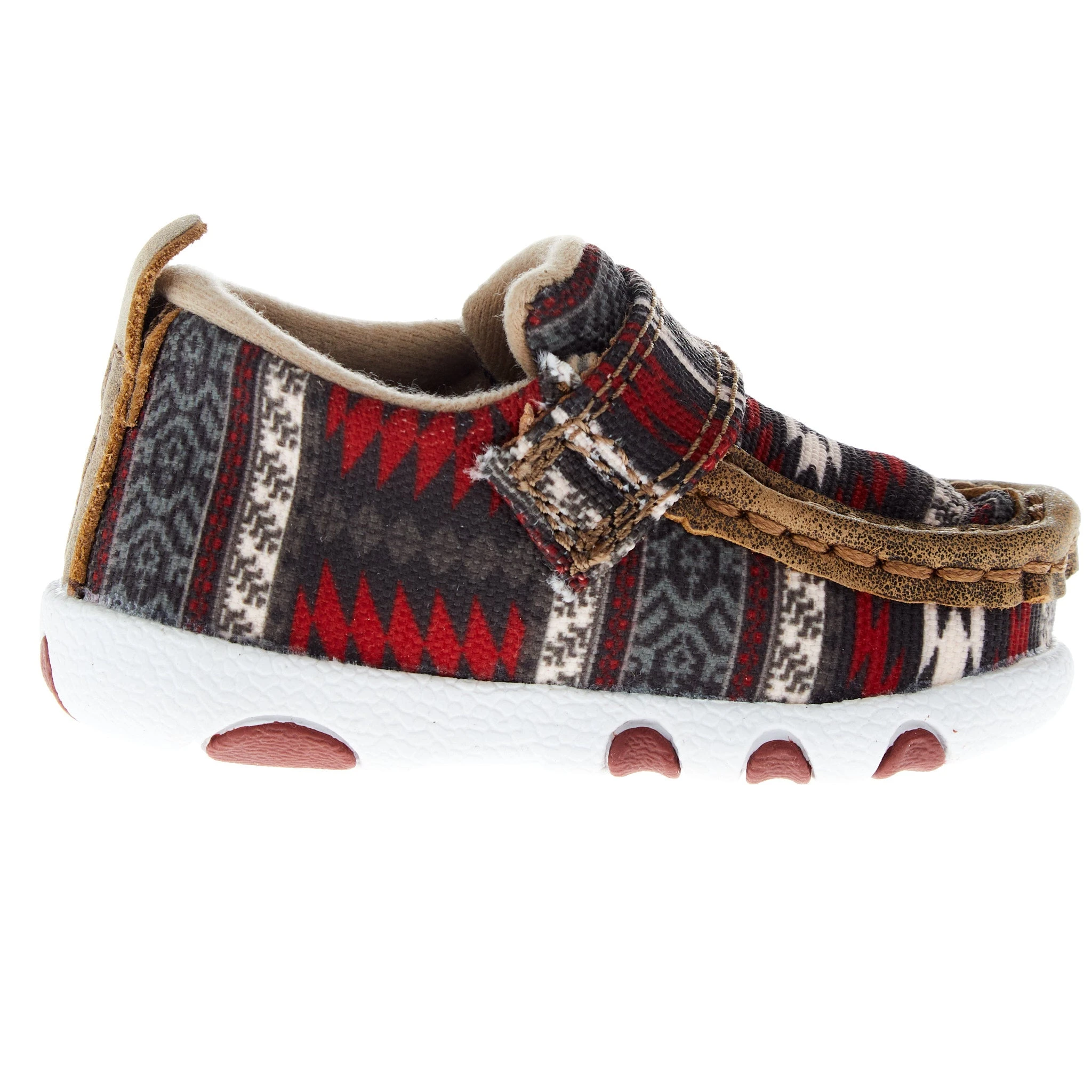 Twisted X Hooey Red Aztec Driving Moc 5 Twisted X Hooey Red Aztec Driving Moc - Image 5