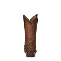 Circle G Kids Tan Leopard Foot Brown Shaft Cowgirl Boot -Ariat Sales Store J7108 4