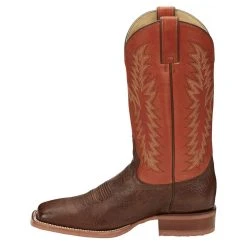Justin Boots Men's Antique Brown Ostrich Cowboy Boot 9 Justin Boots Men's Antique Brown Ostrich Cowboy Boot -Ariat Sales Store JE802 2