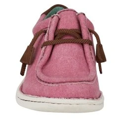 Justin Boots Women's Hazer Pink Lace Up Casual Shoe 9 Justin Boots Women's Hazer Pink Lace Up Casual Shoe -Ariat Sales Store JL163 3