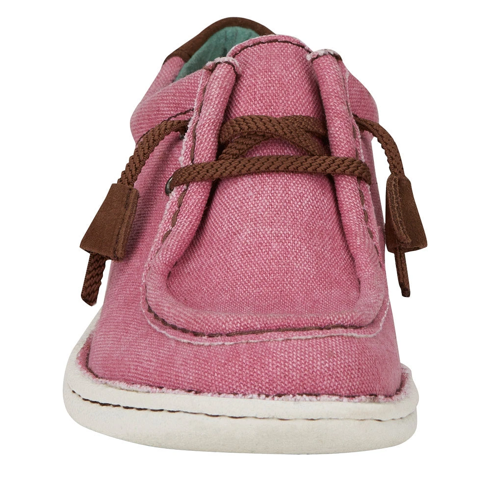 Justin Boots Women's Hazer Pink Lace Up Casual Shoe 4 Justin Boots Women's Hazer Pink Lace Up Casual Shoe - Image 4