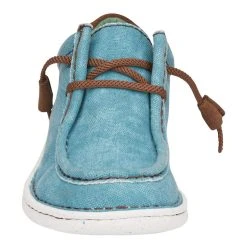 Justin Boots Women's Hazer Turquoise Lace Up Casual Shoe 8 Justin Boots Women's Hazer Turquoise Lace Up Casual Shoe -Ariat Sales Store JL170 3