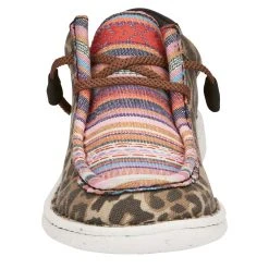 Justin Boots Women's Hazer Leopard And Aztec Print Lace Up Casual Shoe -Ariat Sales Store JL173 3