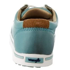 Wrangler Footwear Kids Wrangler Icy Blue Leather Casual Shoe -Ariat Sales Store KYC0002 4