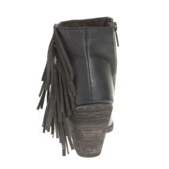Liberty Black Women's Open Toe Black Fringe Bootie 9 Liberty Black Women's Open Toe Black Fringe Bootie -Ariat Sales Store LB 712807 3