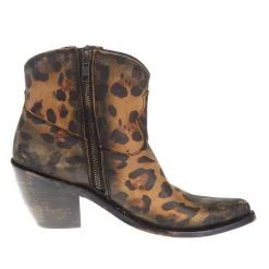 Liberty Black Women`s Black Cheetah Miel Bootie -Ariat Sales Store LB713416 4