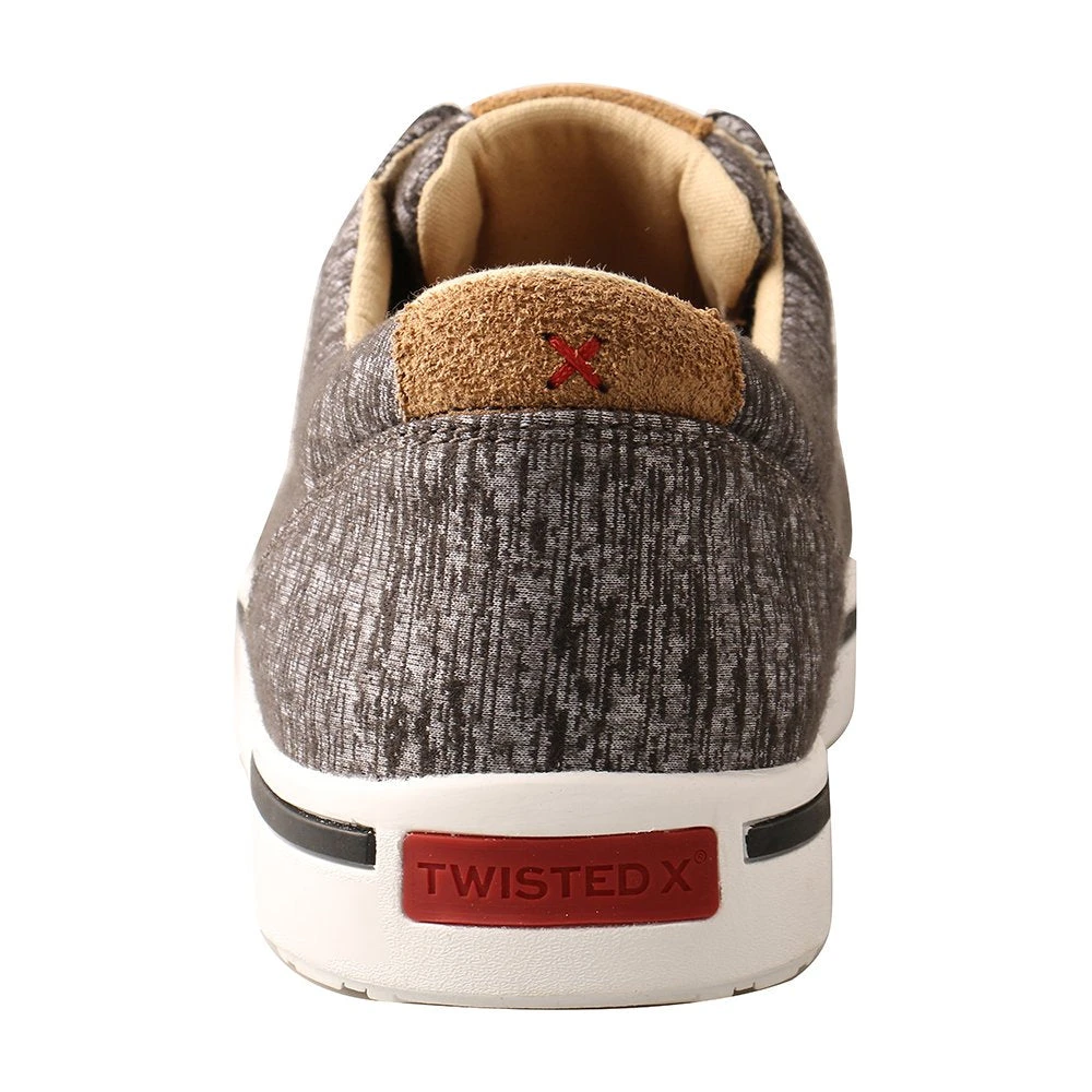 Twisted X Men's Heathered Grey And Black Casual Loper 4 Twisted X Men's Heathered Grey And Black Casual Loper - Image 4