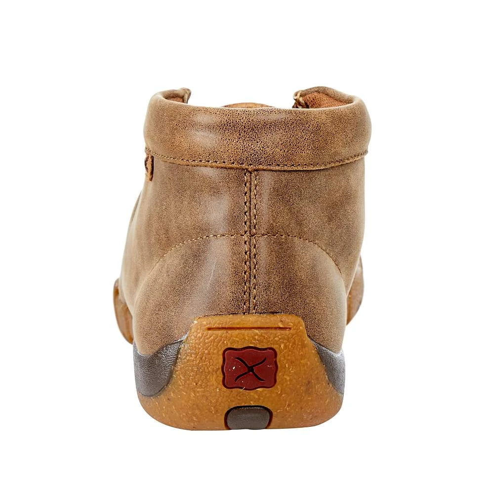 Twisted X Men`s Bomber Tan Full Quill Ostrich Driving Moc Chukka 5 Twisted X Men`s Bomber Tan Full Quill Ostrich Driving Moc Chukka - Image 5