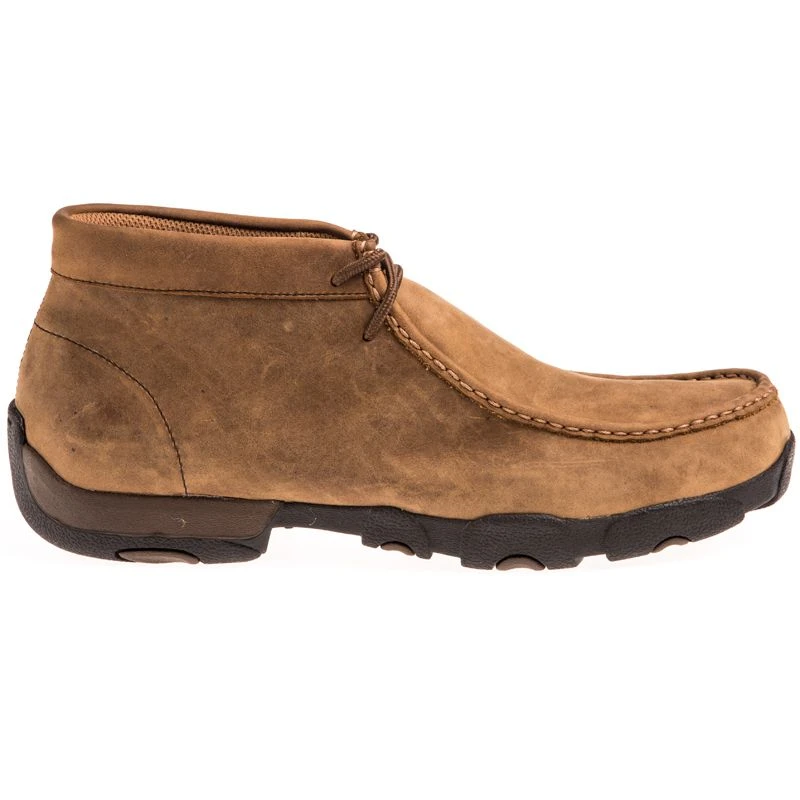 Twisted X Men's Distressed Saddle Waterproof Driving Mocs 2 Twisted X Men's Distressed Saddle Waterproof Driving Mocs - Image 2