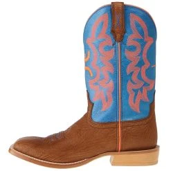 Twisted X Men's Hooey By Cognac Bullhide 12in. Neon Blue Top Cowboy Boots 7 Twisted X Men's Hooey By Cognac Bullhide 12in. Neon Blue Top Cowboy Boots -Ariat Sales Store MHY0004 2