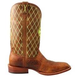Twisted X Men's Hooey Square Toe 12in. Cowboy Boot -Ariat Sales Store MHY0031 4